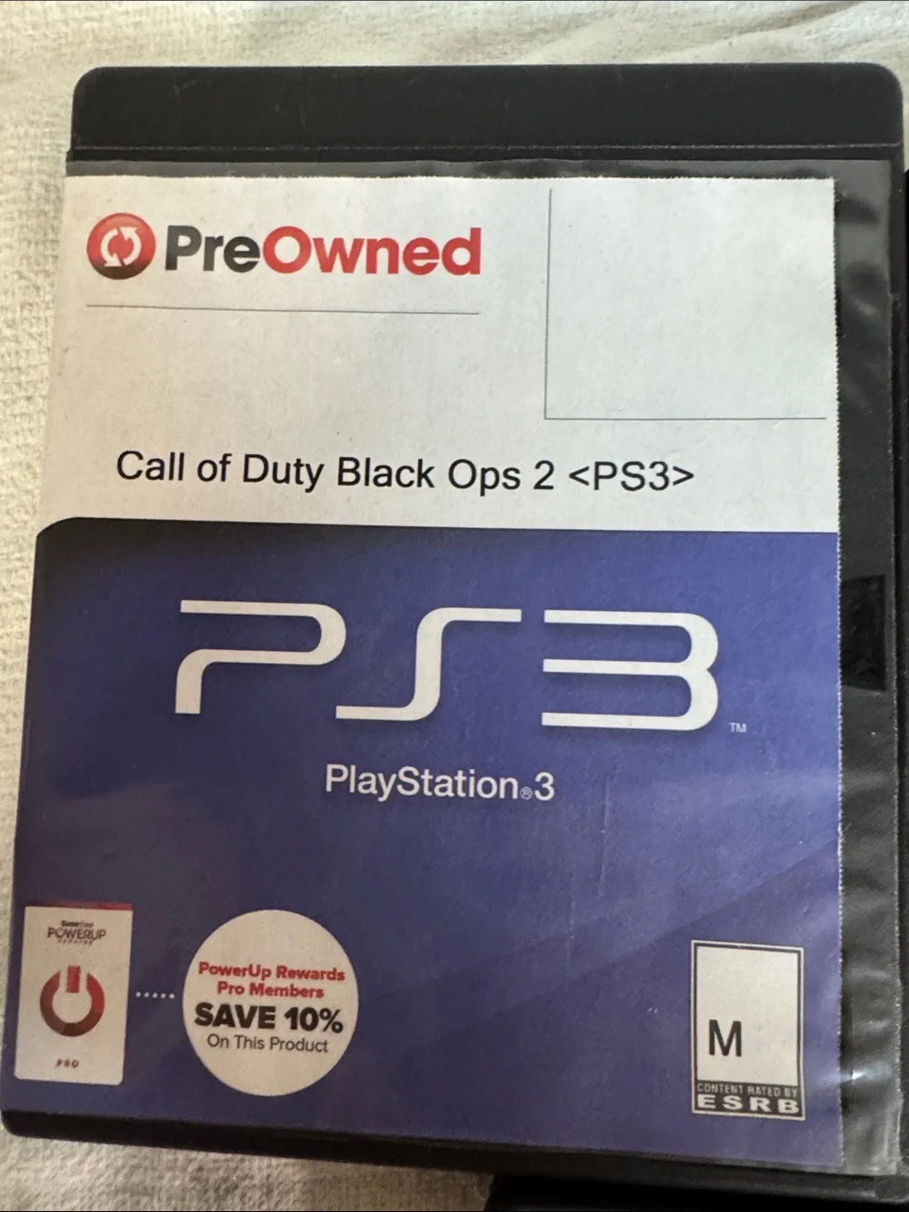 Sony PS3 Game Cases and Game - Black, Blue, White